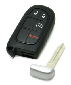 2015-2021 Jeep Grand Cherokee 4-Button Smart Key Fob Remote Start (FCC: GQ4-54T, P/N: 68105078)