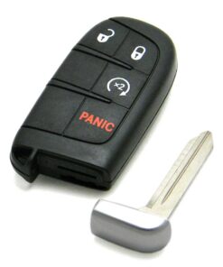 2011-2018 Dodge Charger 4-Button Smart Key Fob Remote Start (FCC: M3N-40821302, P/N: 68066350)