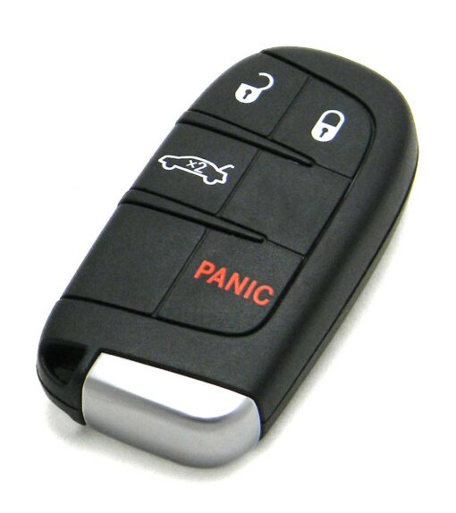 2013-2016 Dodge Dart 4-Button Smart Key Fob Remote Trunk Release (FCC: M3N-40821302, P/N: 68051387)