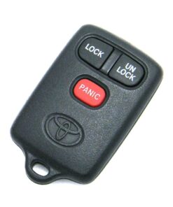 1998-2000 Toyota Sienna 3-Button Key Fob Remote (FCC: GQ43VT7T, P/N: 89742-AA010)