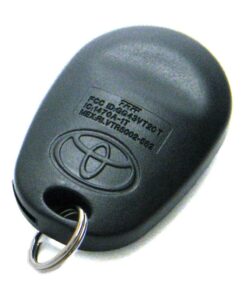 2004-2020 Toyota Sienna 5-Button Key Fob Remote (FCC: GQ43VT20T, P/N: 89742-AE030, 89742-AE031)