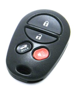2005-2008 Toyota Avalon 4-Button Key Fob Remote (FCC: GQ43VT20T, GQ43VT10T, P/N: 89742-AA040)