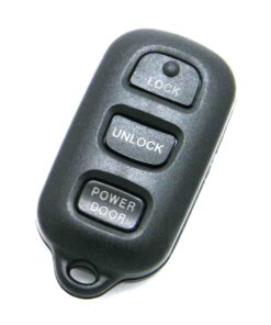 1998-2003 Toyota Sienna 4-Button Key Fob Remote Power Sliding Door (FCC: GQ43VT14T, P/N: 89742-08050)