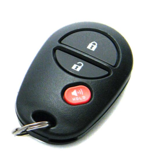 2007-2018 Toyota Tundra 3-Button Key Fob Remote (FCC: GQ43VT20T, P/N: 89742-AE010, 89742-AE011, 89742-AE040)