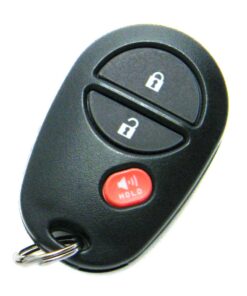 2004-2020 Toyota Sienna 3-Button Key Fob Remote (FCC: GQ43VT20T, P/N: 89742-AE010, 89742-AE011, 89742-AE040)
