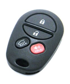 2008-2013 Toyota Highlander 5-Button Key Fob Remote (FCC: GQ43VT20T, P/N: 89742-0W011)