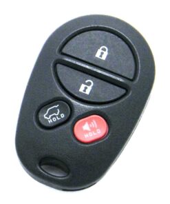2008-2013 Toyota Highlander Hybrid 5-Button Key Fob Remote (FCC: GQ43VT20T, P/N: 89742-0W011)