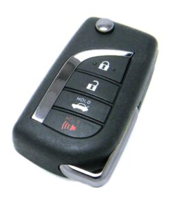 2018-2021 Toyota Camry Hybrid 4-Button Flip Key Fob Remote (FCC: HYQ12BFB, P/N: 89070-06790, 89070-33E90)