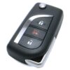 2018-2020 Toyota C-HR 3-Button "H" Chip Flip Key Fob Remote (FCC: MOZB97TZ, P/N: 89070-F4080)