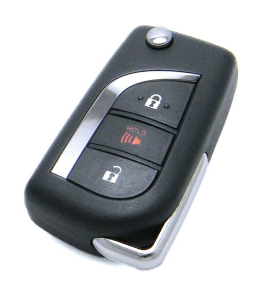 2019-2021 Toyota RAV4 3-Button "H" Chip Flip Key Fob Remote (FCC: HYQ12BFW, P/N: 89070-42G00)