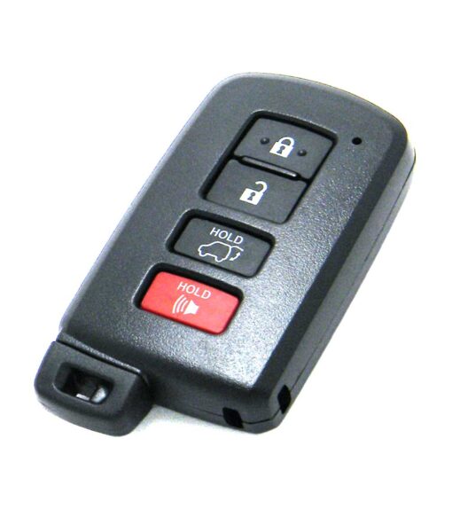 2014-2019 Toyota Highlander Hybrid 4-Button Smart Key Fob (FCC: HYQ14FBA, P/N: 89904-0E120, 89904-0E121, Board: 281451-2110)