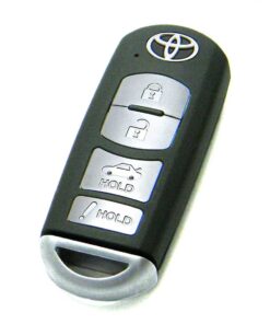 2019 Toyota Yaris Hatchback 4-Button Smart Key Fob (FCC: WAZSKE13D01, WAZSKE13D02, P/N: 89904-WB001)