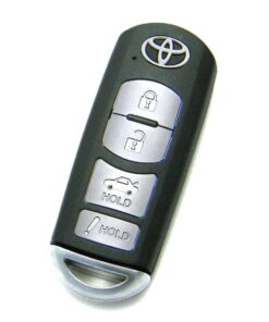 2019 Toyota Yaris Hatchback 4-Button Smart Key Fob (FCC: WAZSKE13D01, WAZSKE13D02, P/N: 89904-WB001)