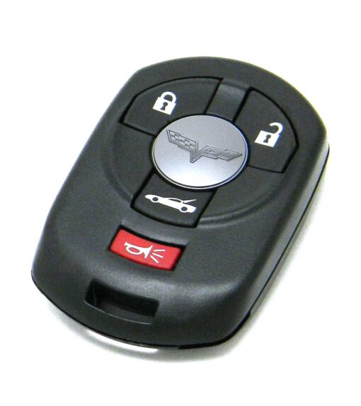 2005-2007 Chevrolet Corvette 4-Button Key Fob Remote Memory #1 (FCC: M3N65981403, P/N: 10372541)