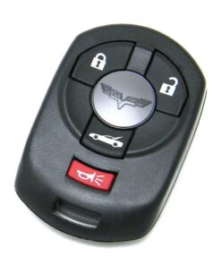 2005-2007 Chevrolet Corvette 4-Button Key Fob Remote Memory #1 (FCC: M3N65981403, P/N: 10372541)