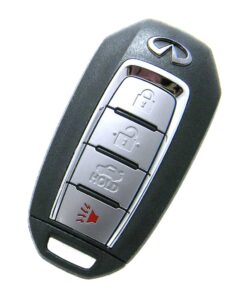 Alternative view of 2020-2022 Infiniti Q60 4-Button Smart Key Fob Remote (FCC: KR5TXN7, P/N: 285E3-6HE1A)