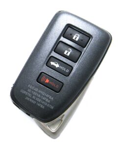 Alternative view of 2016-2020 Lexus GS F 4-Button Smart Key Fob Remote (FCC: HYQ14FBA, P/N: 89904-30M50, Board: 281451-0020)