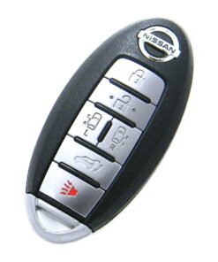 Alternative view of 2011-2017 Nissan Quest 6-Button Smart Key Fob Remote (FCC: CWTWB1U818, P/N: 285E3-1JA2A)