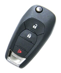 Alternative view of 2016-2020 Chevrolet Cruze XL8 434 MHz 3-Button Flip Key Fob Remote (FCC: LXP-T004, P/N: 13514134)