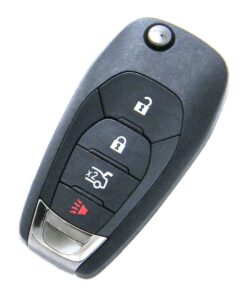 Alternative view of 2016-2020 Chevrolet Cruze XL8 434 MHz 4-Button Flip Key Fob Remote (FCC: LXP-T004, P/N: 13514135, 13514111, 13513842)