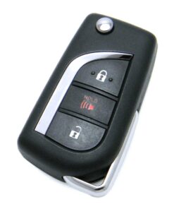 Alternative view of 2020-2022 Toyota Corolla 3-Button Flip Key Fob Remote (FCC: MOZB3M2F2L, P/N: 89070-F4082)