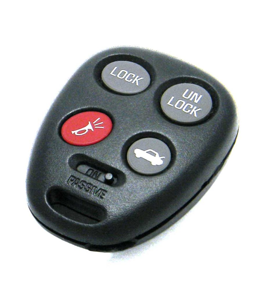 19972000 Chevrolet Corvette 4Button Key Fob Remote (ABO0216T, 10253839)