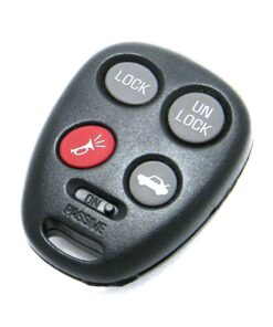 Alternative view of 1997-2000 Chevrolet Corvette 4-Button Key Fob Remote (FCC: ABO0216T, P/N: 10253839)