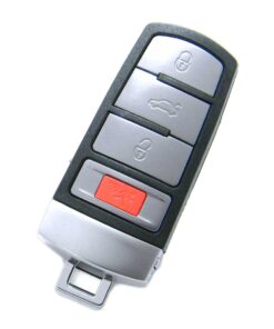 Alternative view of 2006-2009 Volkswagen Passat 4-Button Smart Key Fob Remote (FCC: NBG009066T, P/N: HLO3C0959752AE)