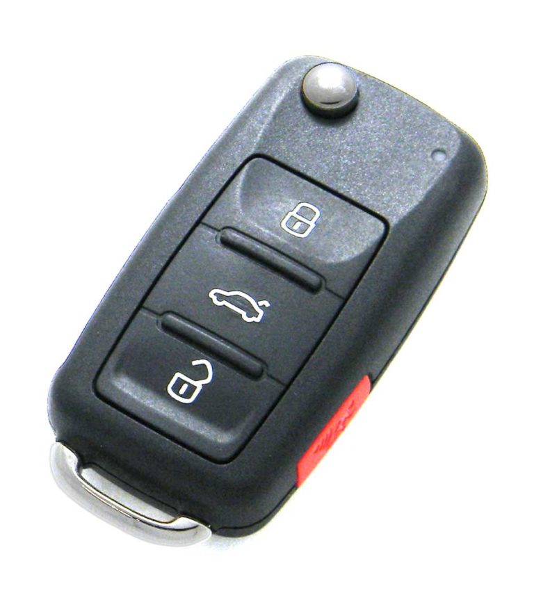 20112015 Volkswagen Tiguan 4Button Flip Key Fob Remote (NBG010180T