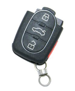 Alternative view of 2002-2004 Audi A6 4-Button Key Fob Remote (FCC: MYT8Z0837231, P/N: 4D0 837 231 M)