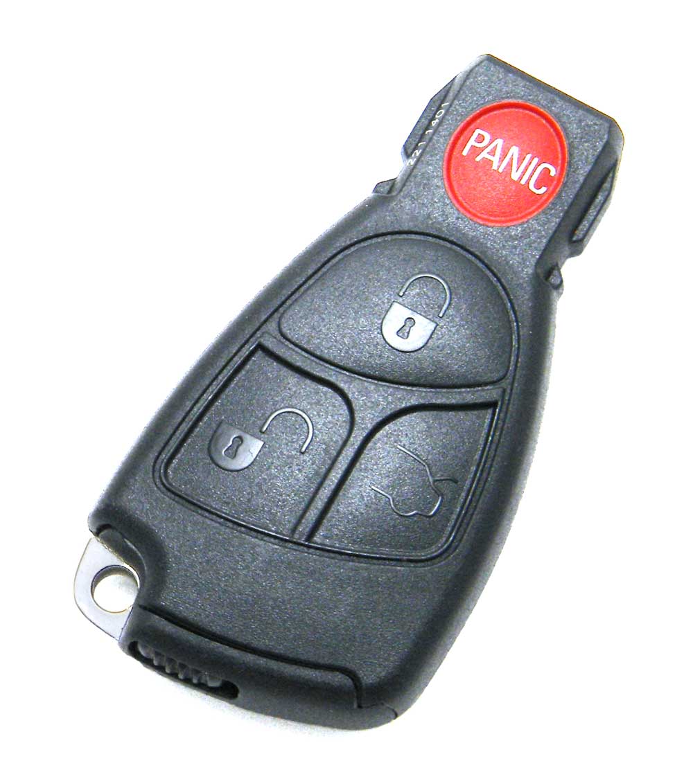 4 Button Car Keyless Entry Remote Control Key Fob Yz3312 IYZ3317 for Mercedes-Benz C320 2002-2005 CL600 2002-2006 315MHz, Size: 7.4, Black