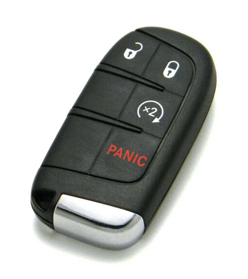 2017-2024 Jeep Compass 4-Button Smart Key Fob Remote (FCC: M3N-40821302)