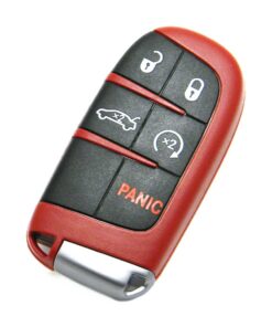 Alternative view of 2019-2023 Dodge Challenger SRT Hellcat Red Eye 5-Button Smart Key Fob Remote Start (FCC: M3N-40821302, P/N: 68394205)