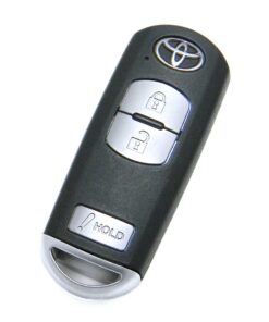 Alternative view of 2017-2018 Toyota Yaris iA 3-Button Smart Key Fob (FCC: WAZSKE13D02, P/N: 89904-WB004)