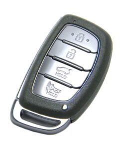 Alternative view of 2018 Hyundai Tucson 4-Button Smart Key Fob Remote (FCC: TQ8-FOB-4F11, P/N: 95440-D3110, TRANS ASSY TL)