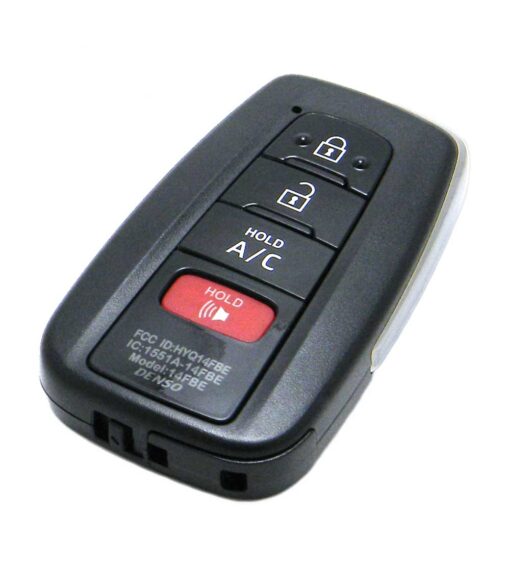 2020-2022 Toyota Avalon Hybrid 4-Button Smart Key Fob Remote (FCC: HYQ14FBC, P/N: 8990H-07080, 'G' BOARD 231451-0351)