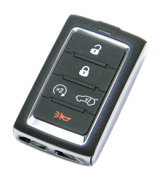 2021-2023 Jeep Grand Cherokee 5-Button Smart Key Fob Remote (FCC: M3NWXFOB, M3NWXFOB1, P/N: 68582687, 68377534)