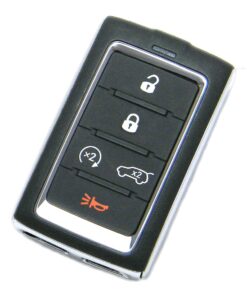 Alternative view of 2021-2023 Jeep Grand Cherokee 5-Button Smart Key Fob Remote (FCC: M3NWXFOB, M3NWXFOB1, P/N: 68582687, 68377534)