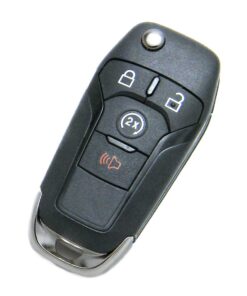 Alternative view of 2023-2025 Ford F-450 F-550 Super Duty 4-Button Flip Key Fob Remote (FCC: N5F-A08TBLP, P/N: 164-R8337)
