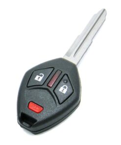 Alternative view of 2010-2011 Mitsubishi Endeavor 3-Button Remote Head Key Fob (FCC: OUCG8D-620M-A, P/N: 6370A364)