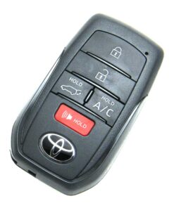 Alternative view of 2023-2024 Toyota BZ4X 5-Button Smart Key Fob Remote (FCC: HYQ14FBX, P/N: 8990H-42520, G Board: 231451-3041)