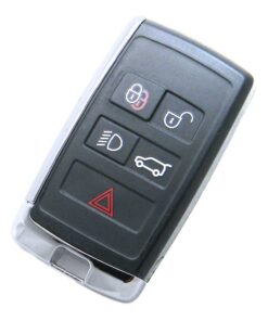 Alternative view of 2020-2021 Jaguar F-Pace 5-Button Smart Key Fob Remote (FCC: KOBJXF18A, KOBJTF18A, P/N: J9C14288, J9C3-15K601-AG)