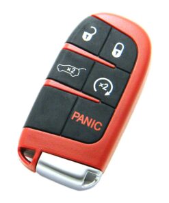 Alternative view of 2018-2021 Jeep Grand Cherokee Trackhawk 5-Button Smart Key Fob Remote (FCC: M3N-40821302, P/N: 68340304)