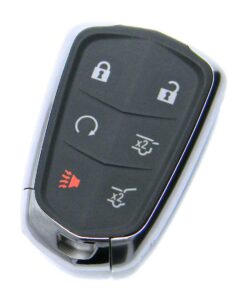Alternative view of 2017-2020 Cadillac Escalade 6-Button Smart Key Fob Remote (FCC: HYQ2EB, P/N: 13580794)