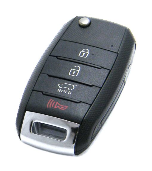 2019-2020 Kia Sorento 4-Button Flip Key Fob Remote (FCC: OSLOKA-910T, P/N: 95430-C5101, 95430-C6000, TRANS ASSY UMD1)