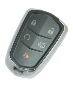 Alternative view of 2016-2019 Cadillac CTS-V Sedan 5-Button Smart Key Fob Remote (FCC: HYQ2AB, P/N: 13580811, 13598507, 13510254, 13598530)