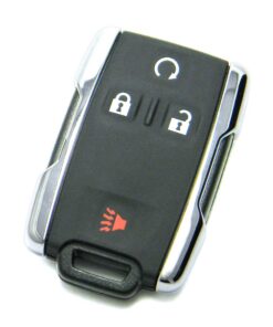 Alternative view of 2019-2021 GMC Sierra 4-Button Key Fob Remote (FCC: M3N-32337200, P/N: 22881479, 13577763, 13577764, 84540863)