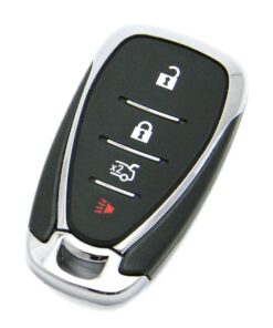 Alternative view of 2021-2024 Chevrolet Camaro 4-Button Smart Key Fob Remote (FCC: HYQ4ES, P/N: 13522890, 13547792)