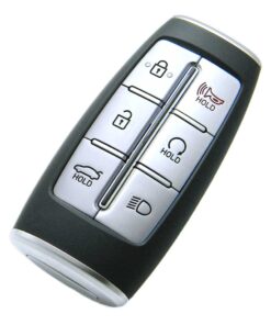 Alternative view of 2021-2023 Genesis G80 6-Button Smart Key Fob Remote (FCC: TQ8-FOB-4F35, TQ8-FOB-4F36, P/N: 95440-T1000)