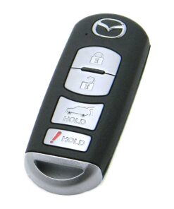 2010-2012 Mazda CX-7 4-Button Smart Key Fob Remote (FCC: WAZX1T763SKE11A04, P/N: TEY1-67-5RY)
